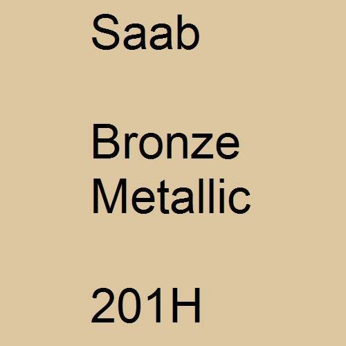 Saab, Bronze Metallic, 201H.